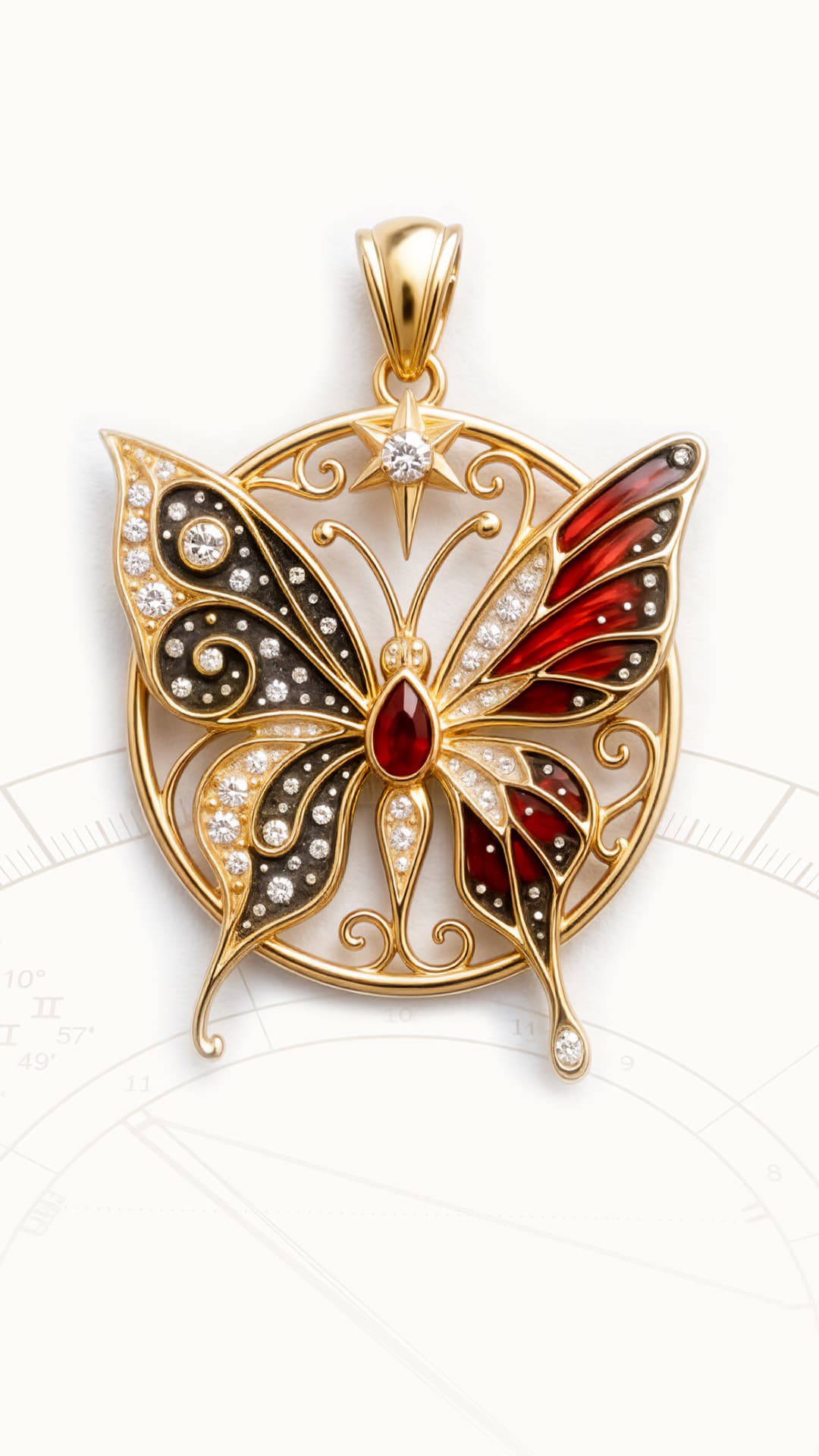 Signature butterfly talisman by Taly Jewelry